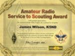 ARRL Service to Scouting Award