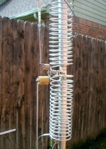 Butternut HF2V with the 80 and 40 meter coils