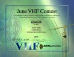 June 2019 VHF