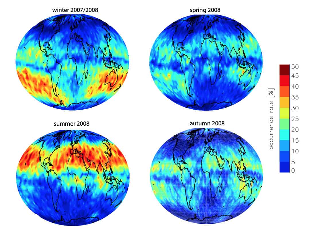 Sporadic E by season
