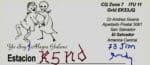 YS1AG QSL Side 2
