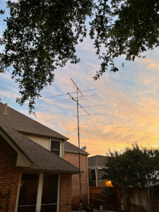 6 meter Yagi and 2 meter Quad
