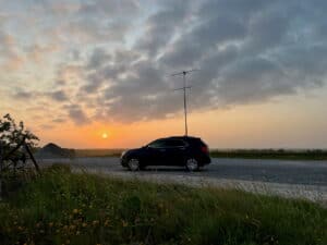 K5ND sunrise in EM01 during June VHF Contest