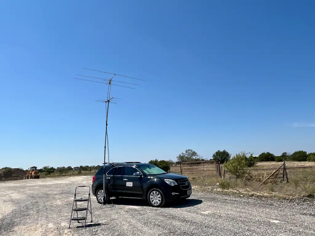 K5ND set up in EM01 for the September 2025 VHF Contest