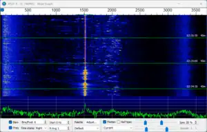 Screen display moving from QST message to key down