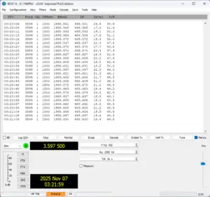 WSJT Frequency Measuring Readout