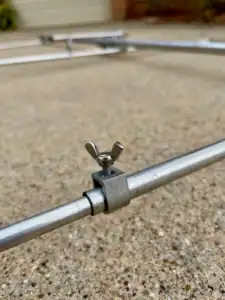 M2 6M-3SS modified with wingnut screw for quick element assembly