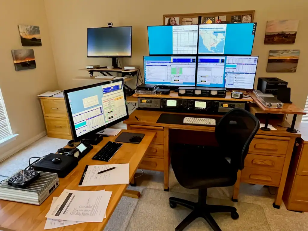 K5ND ham shack for September 2026 VHF Contest